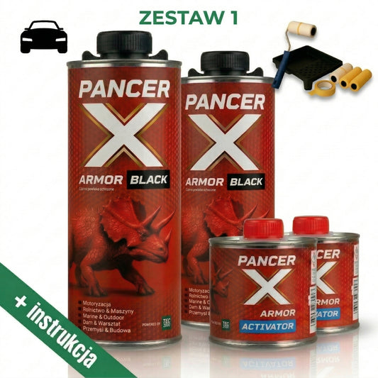 PancerX BLACK zestaw do malowania auta