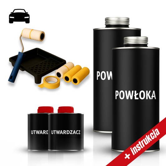 Zestaw do malowania auta wałkiem